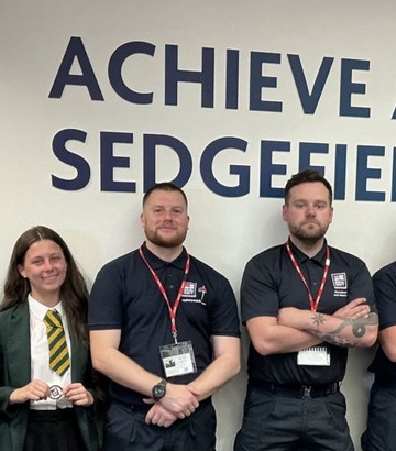 Royal Navy Chefs Inspire Sedgefield Community College Studen...